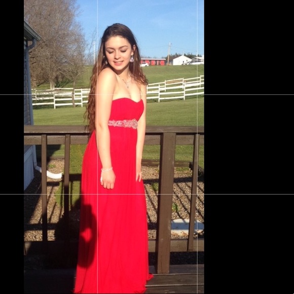 Red Prom Dress - Picture 1 of 2